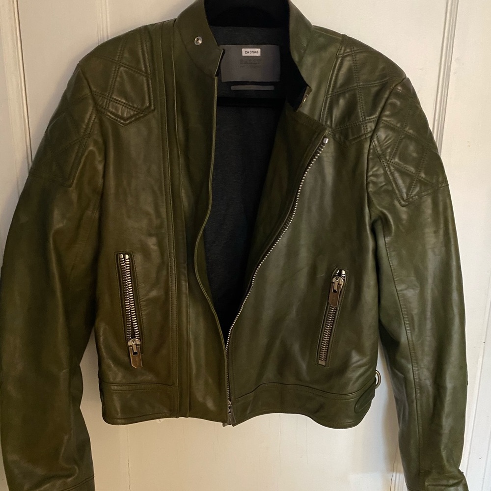 Bally Men’s /Unisex Moto Biker Jacket..Never Worn